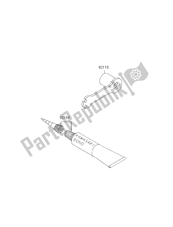 Toutes les pièces pour le Outils Propriétaires du Kawasaki KX 80 SW LW 2000