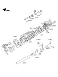 GEAR CHANGE DRUM & SHIFT FORK