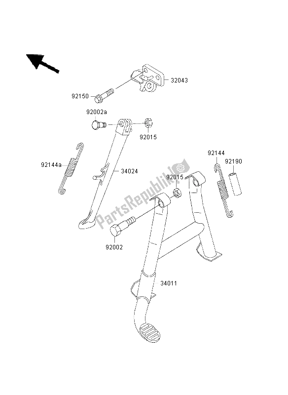 Todas las partes para Estar de Kawasaki ZZR 600 2003