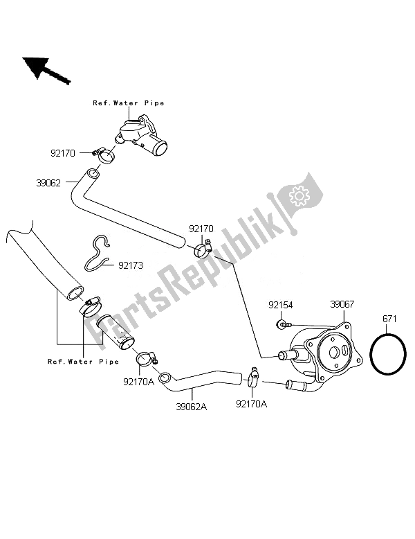 Tutte le parti per il Radiatore Dell'olio del Kawasaki Ninja ZX 10R 1000 2011