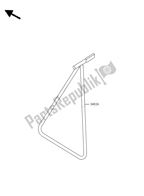 Tutte le parti per il In Piedi del Kawasaki KX 250F 2007