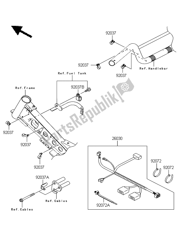 Todas las partes para Equipo Eléctrico Del Chasis de Kawasaki KLX 110 2006