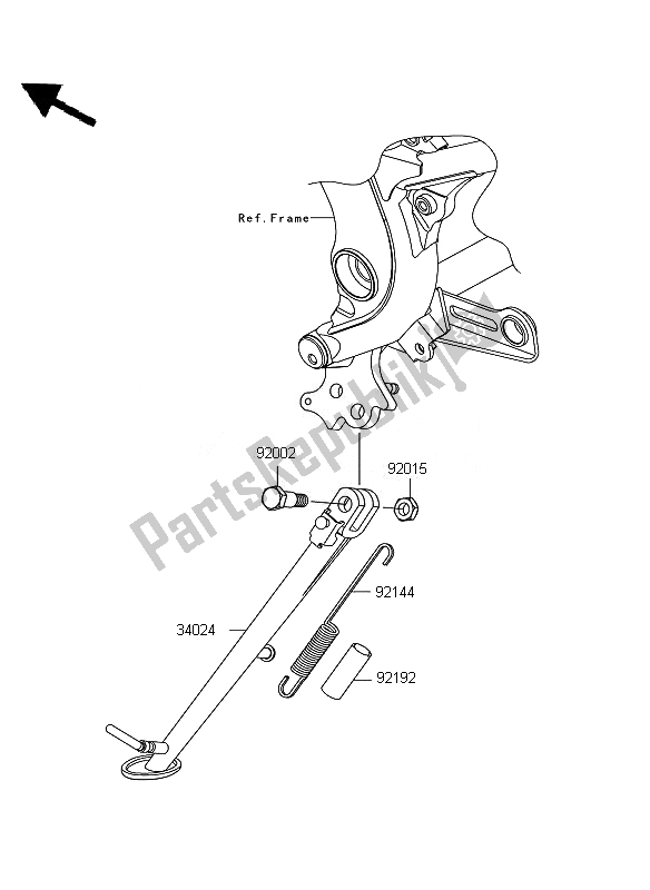 Todas las partes para Estar de Kawasaki ER 6F 650 2010