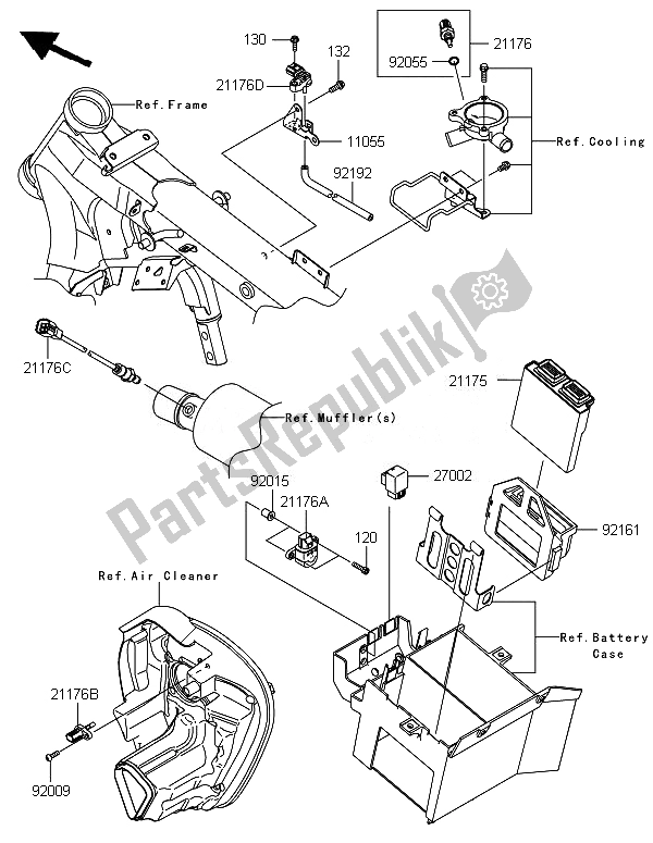 Toutes les pièces pour le Injection De Carburant du Kawasaki VN 1700 Classic Tourer ABS 2014