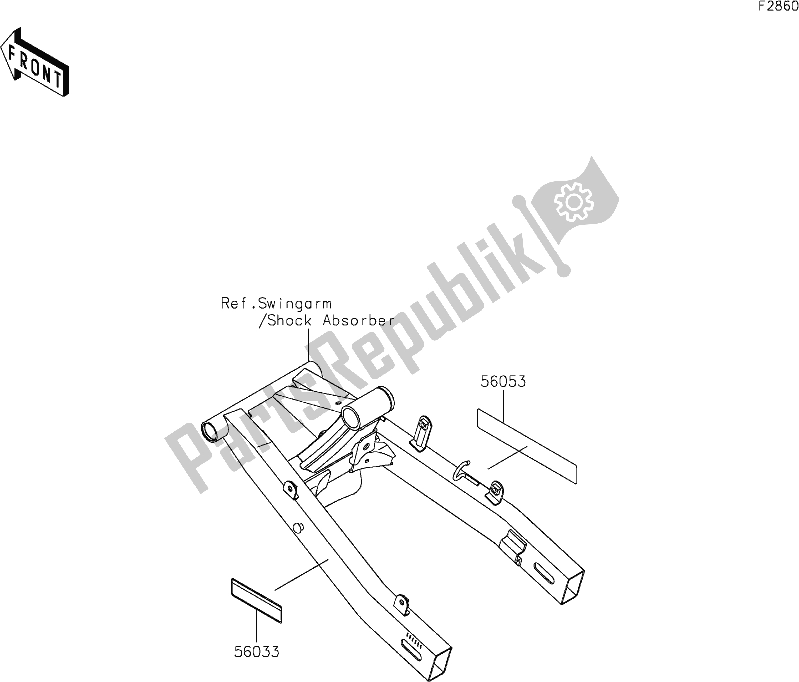 All parts for the 48 Labels of the Kawasaki BR 125 Z PRO 2019