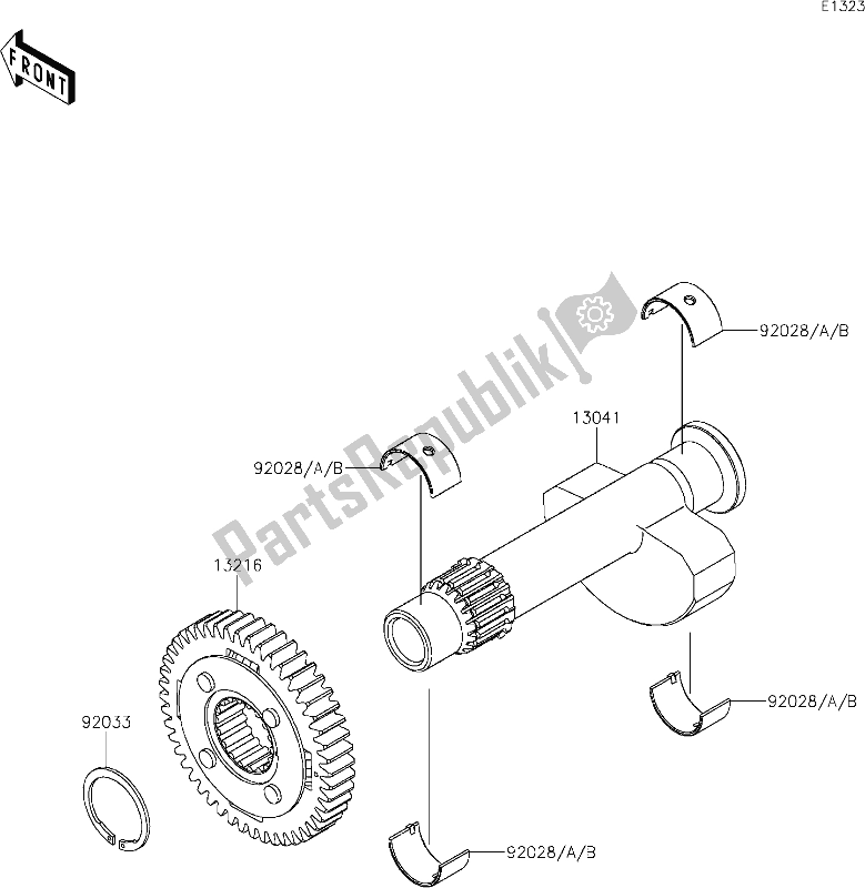 Tutte le parti per il 9 Balancer del Kawasaki EJ 800 W Street 2020