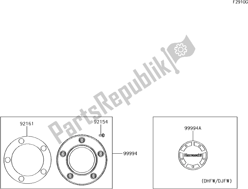 Todas las partes para 72 Accessory(decals) de Kawasaki EN 650 Vulcan S 2017