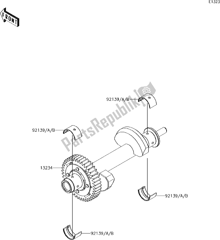 Tutte le parti per il 9 Balancer del Kawasaki EN 650 Vulcan S 2017