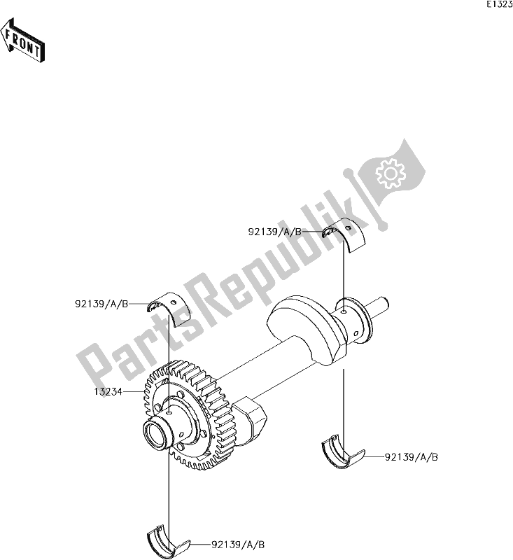 All parts for the 9 Balancer of the Kawasaki EN 650 Vulcan S 2018