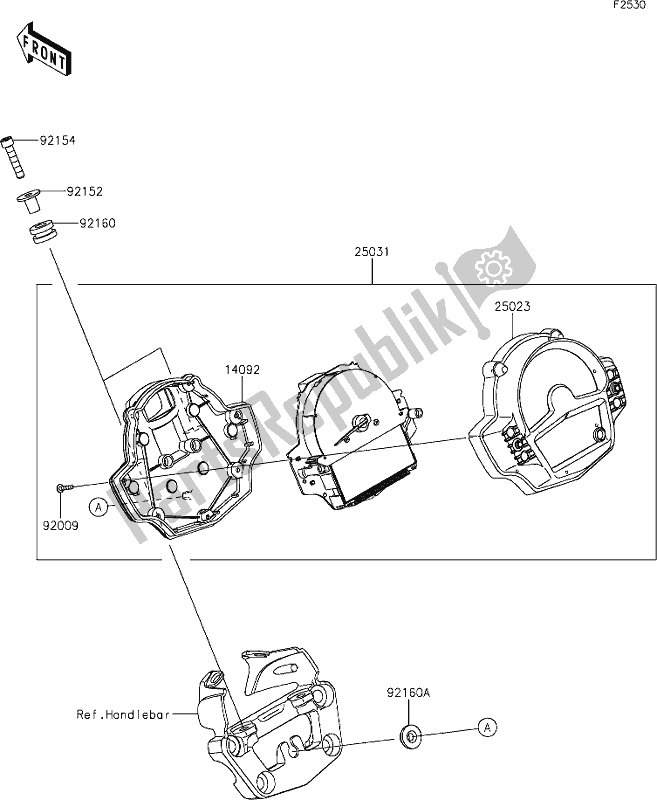 All parts for the 50 Meter(s) of the Kawasaki EN 650 Vulcan S 2020