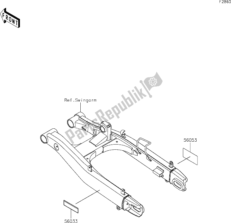 All parts for the 59 Labels of the Kawasaki EN 650 Vulcan S 2020