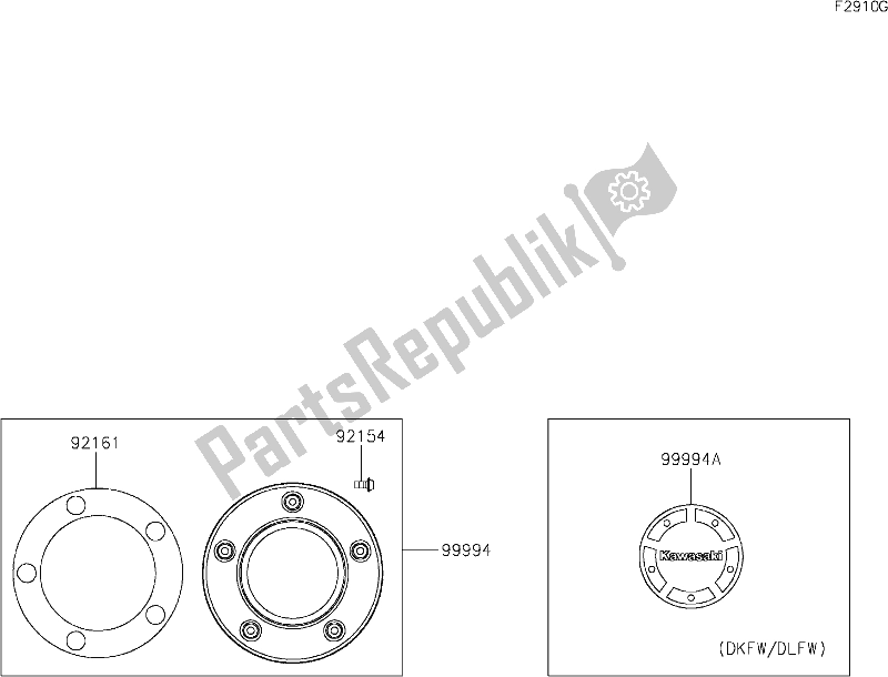 Todas las partes para 72 Accessory(decals) de Kawasaki EN 650 Vulcan S 2020