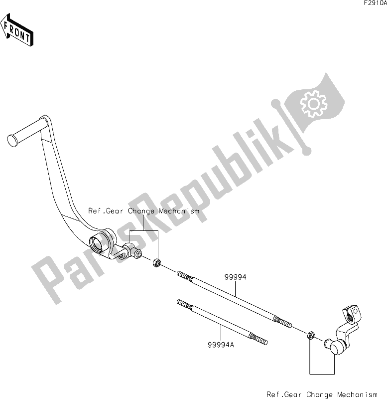 All parts for the 64 Accessory(tie Rod) of the Kawasaki EN 650 Vulcan S 2021