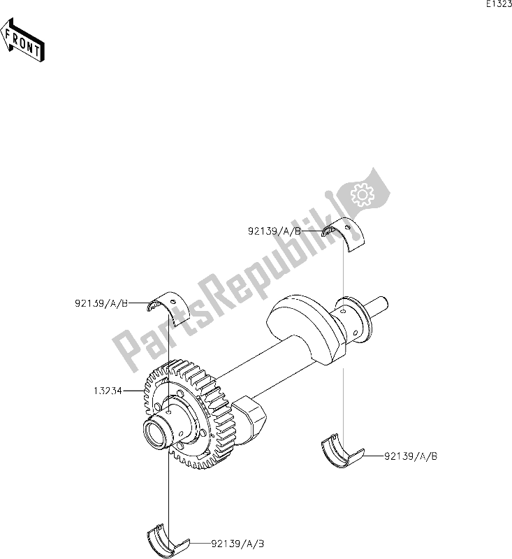 All parts for the 9 Balancer of the Kawasaki EN 650 Vulcan S Cafe 2019