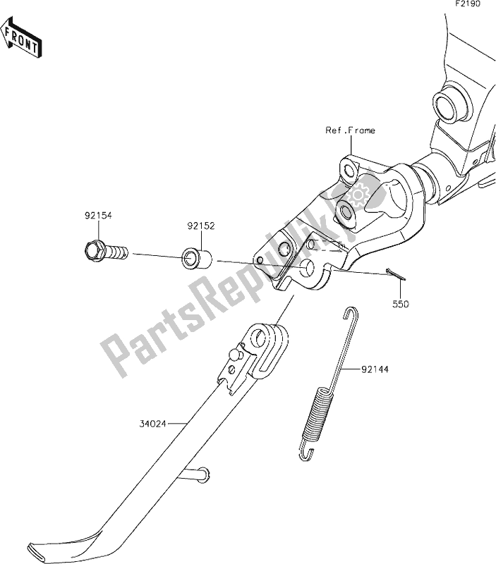 Todas las partes para 36 Stand(s) de Kawasaki EN 650 Vulcan S Cafe 2021