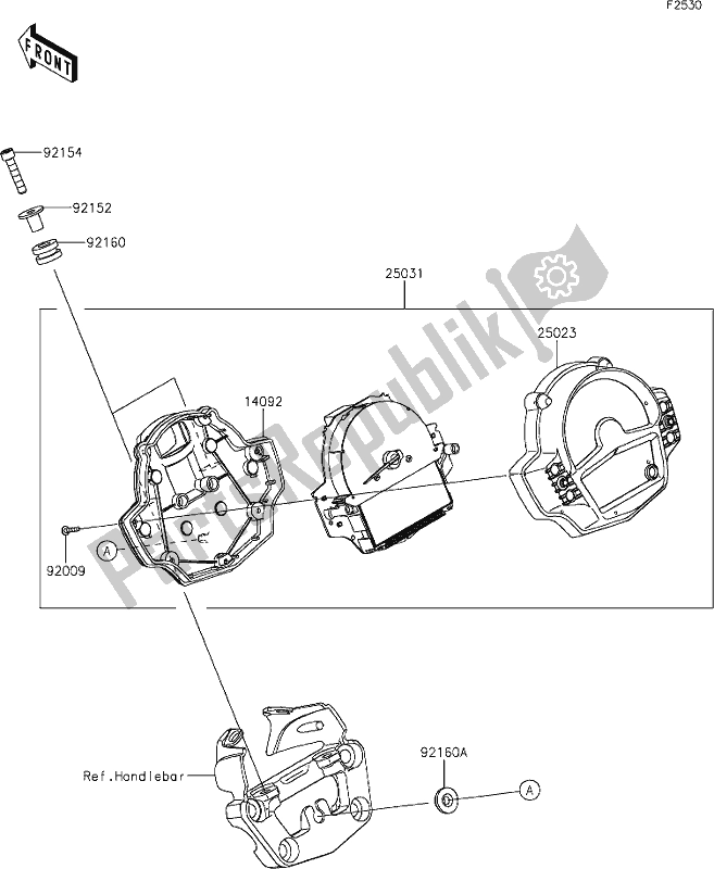 Todas las partes para 50 Meter(s) de Kawasaki EN 650 Vulcan S Cafe 2021