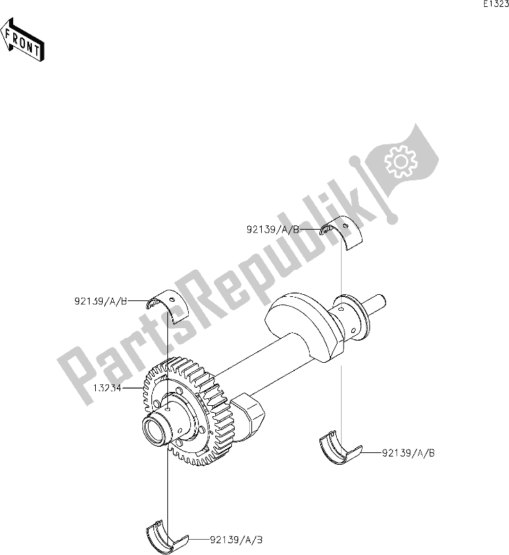 All parts for the 9 Balancer of the Kawasaki EN 650 Vulcan S SE 2019