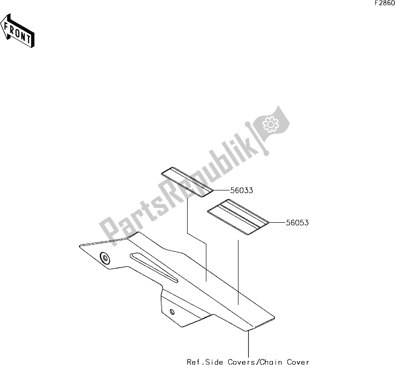 Tutte le parti per il 59 Labels del Kawasaki ER 650 Z 650L Lams 2017