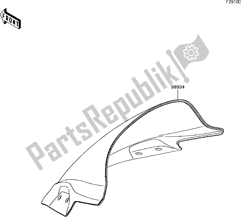 All parts for the I-5 Accessory(windshield) of the Kawasaki EX 300 Ninja ABS 2017