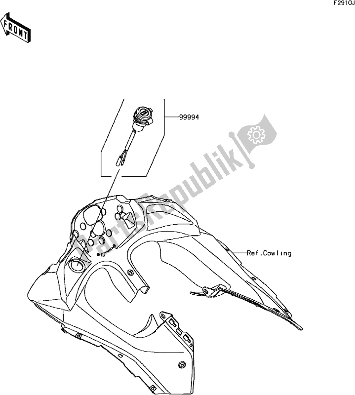 All parts for the I-3 Accessory(dc Output) of the Kawasaki EX 650 Ninja 2017