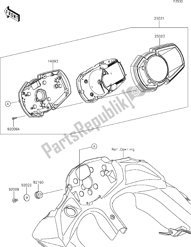 All parts for the 50 Meter(s) of the Kawasaki EX 650 Ninja 2019