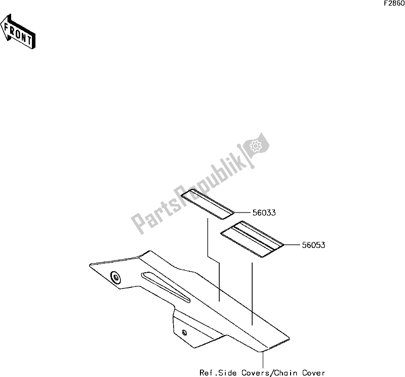 All parts for the G-11labels of the Kawasaki EX 650 Ninja KRT 2017