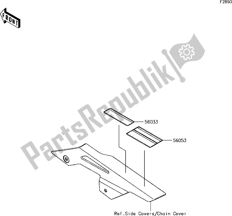 All parts for the G-11labels of the Kawasaki EX 650 Ninja 650L Lams 2017