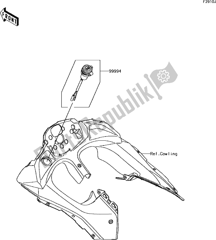 Todas las partes para I-3 Accessory(dc Output) de Kawasaki EX 650 Ninja 650L Lams 2017