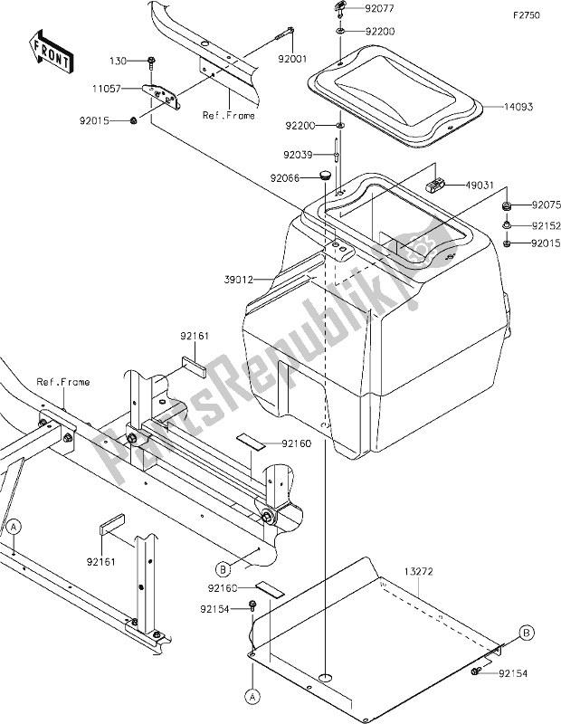 All parts for the 55 Other(ejf/ekf) of the Kawasaki KAF 1000 Mule Pro-dx 2019