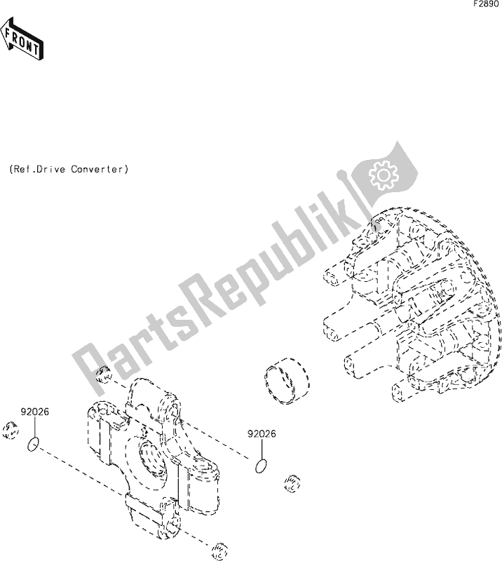 Alle onderdelen voor de 63 Optional Parts van de Kawasaki KAF 1000 Mule Pro-dx 2019