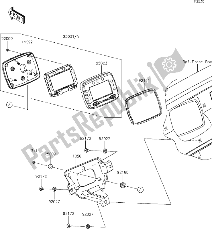 All parts for the 48 Meter(s) of the Kawasaki KAF 1000 Mule Pro-dx 2020