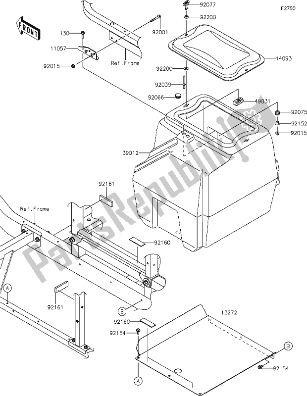 All parts for the 55 Other(ejf-elf) of the Kawasaki KAF 1000 Mule Pro-dx 2020