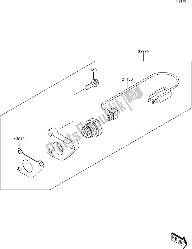 All parts for the 62 Accessory of the Kawasaki KAF 1000 Mule Pro-dx 2021