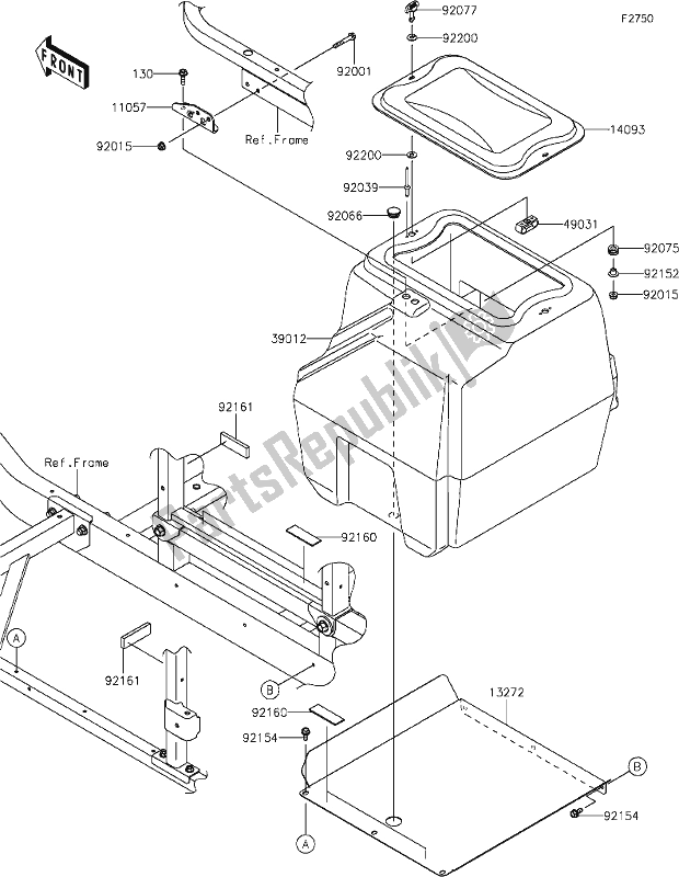 All parts for the 55 Other(bjf/bkf) of the Kawasaki KAF 1000 Mule Pro-dxt EPS 2019