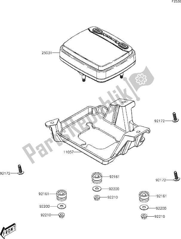 All parts for the 29 Meter(s) of the Kawasaki KAF 700 Mule Pro-mx 2019