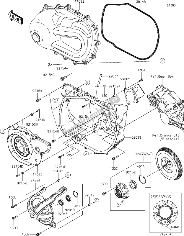 All parts for the 12 Converter Cover of the Kawasaki KAF 820 Mule Pro-fx 2018