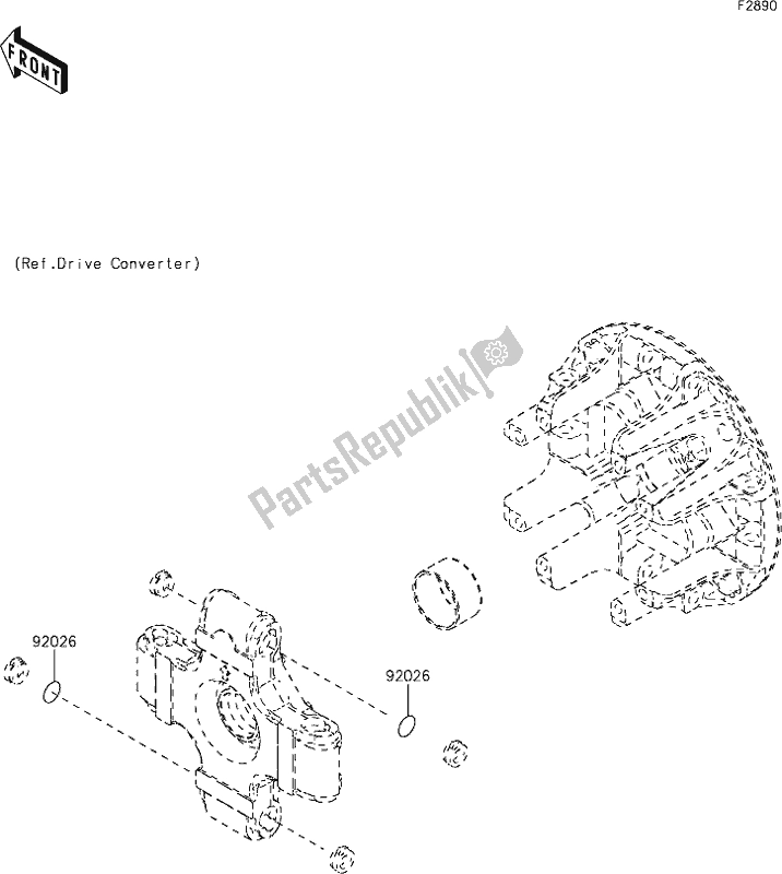 All parts for the 66 Optional Parts of the Kawasaki KAF 820 Mule Pro-fx 2018