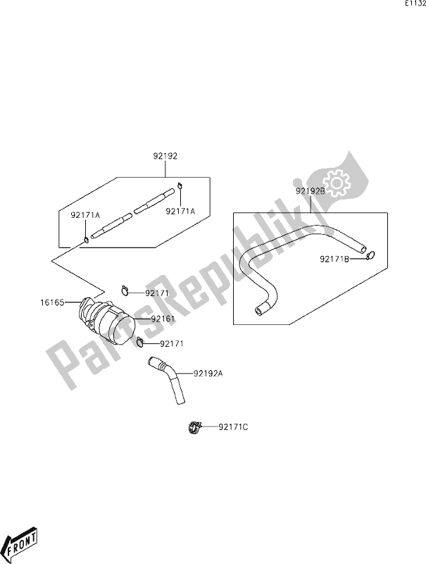 Tutte le parti per il 3 Second Air del Kawasaki KFX 50 2021