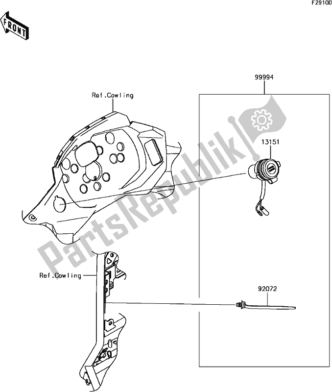 All parts for the G-7 Accessory(dc Socket) of the Kawasaki KLE 300 Versys-x 2017