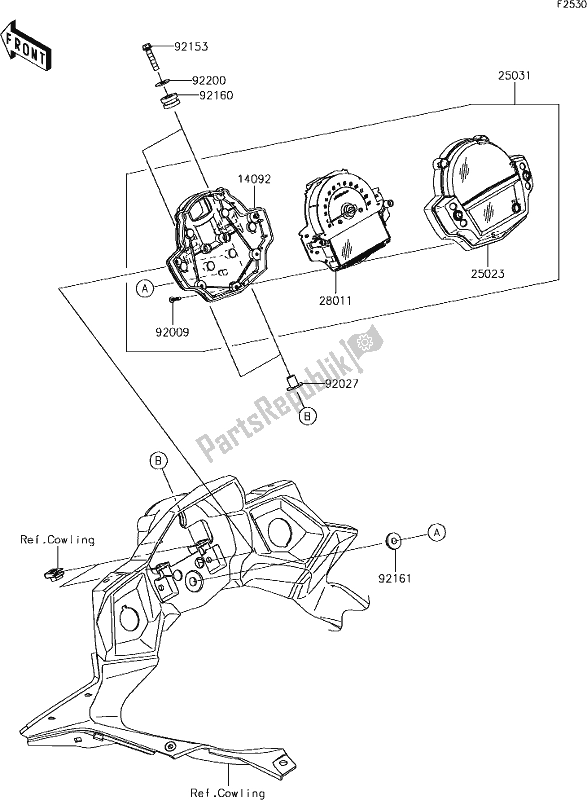 All parts for the 50 Meter(s) of the Kawasaki KLE 650 Versys 2018