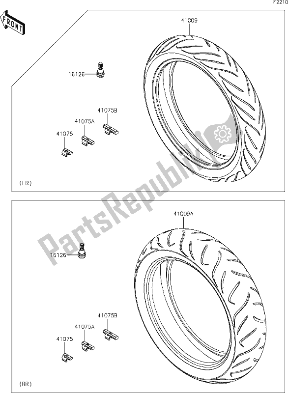 Wszystkie części do 37 Tires Kawasaki KLE 650 Versys 2021