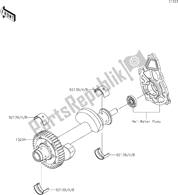Alle onderdelen voor de 9 Balancer van de Kawasaki KLE 650 Versys 2021