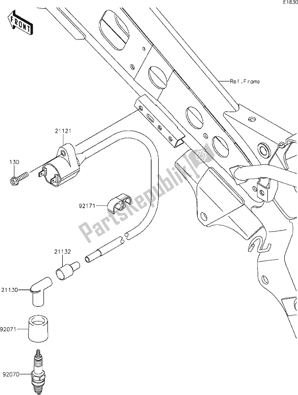 Alle onderdelen voor de 18 Ignition System van de Kawasaki KLX 110 2020