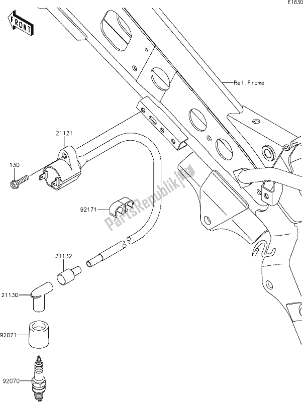 Alle onderdelen voor de 18 Ignition System van de Kawasaki KLX 110 2021