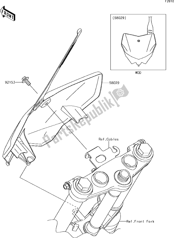 Tutte le parti per il 47 Accessory del Kawasaki KLX 140 2019