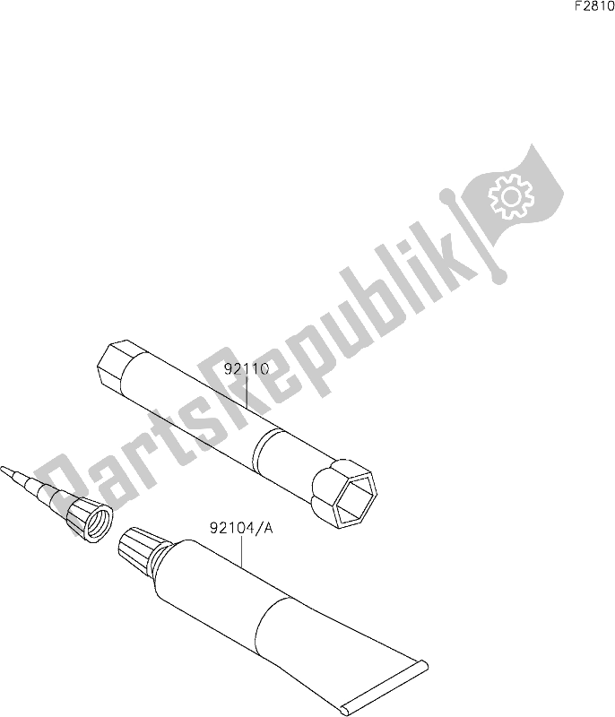 Alle onderdelen voor de 42 Owner's Tools van de Kawasaki KLX 140L 2020
