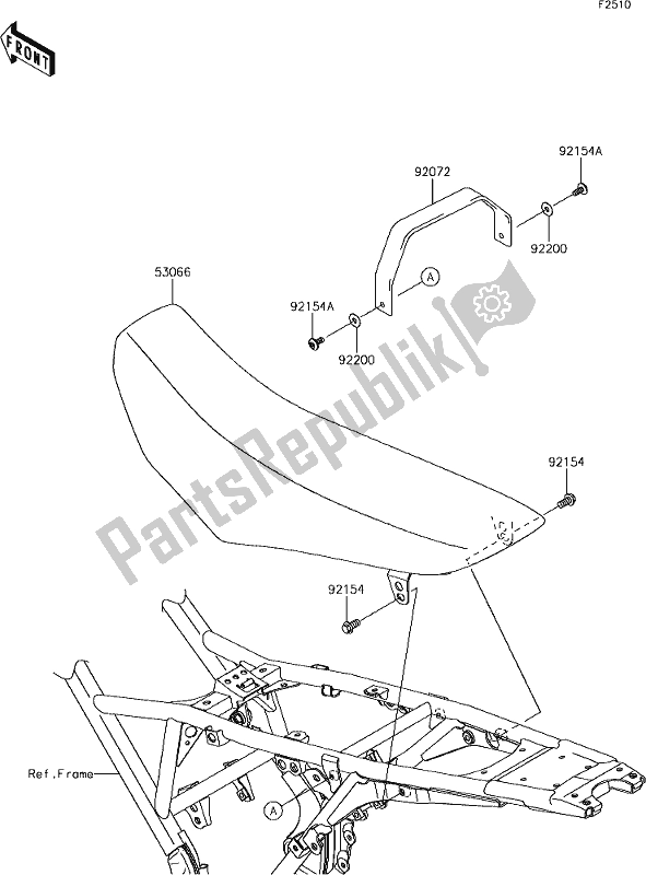 Tutte le parti per il 40 Seat del Kawasaki KLX 150 BF 2018