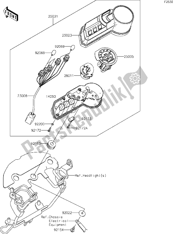 Wszystkie części do 41 Meter(s) Kawasaki KLX 150 BF 2019