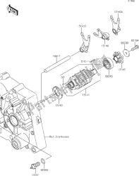 11 Gear Change Drum/shift Fork(s)