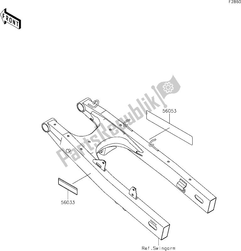 Tutte le parti per il 52 Labels del Kawasaki KLX 230 2020